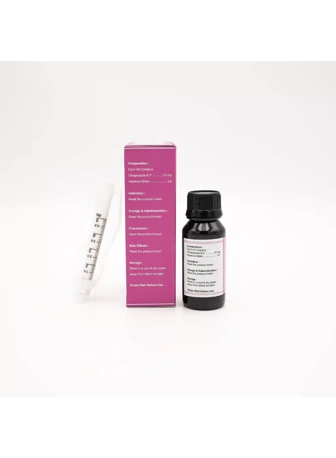 Omeprazole Oral Suspension for Stomach Relief 10 mg/ml, 50 ml - Image 2